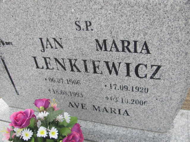 Maria Lenkiewicz  1920 Maszewo - Grobonet - Wyszukiwarka osób pochowanych