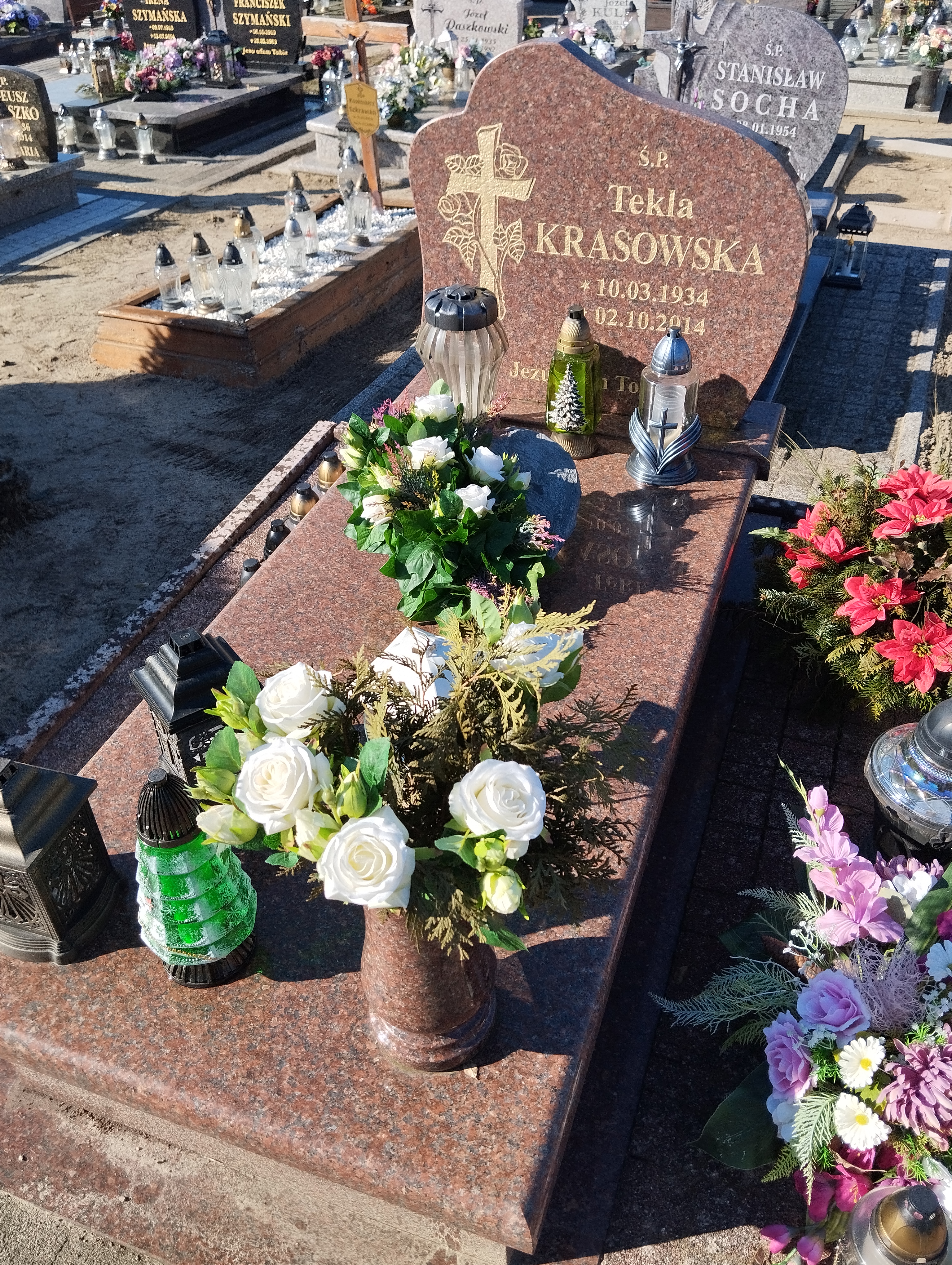 Grób Tekla  Krasowska 