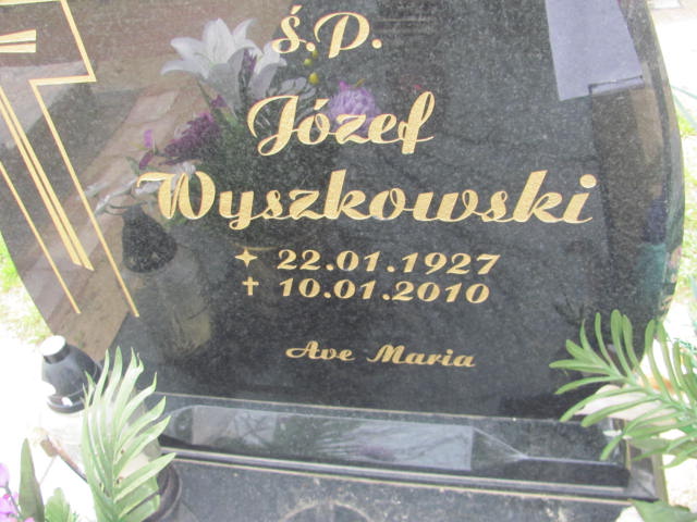 Józef Wyszkowski  1927 Maszewo - Grobonet - Wyszukiwarka osób pochowanych