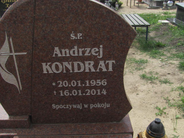 Andrzej Kondrat 1956 Maszewo - Grobonet - Wyszukiwarka osób pochowanych